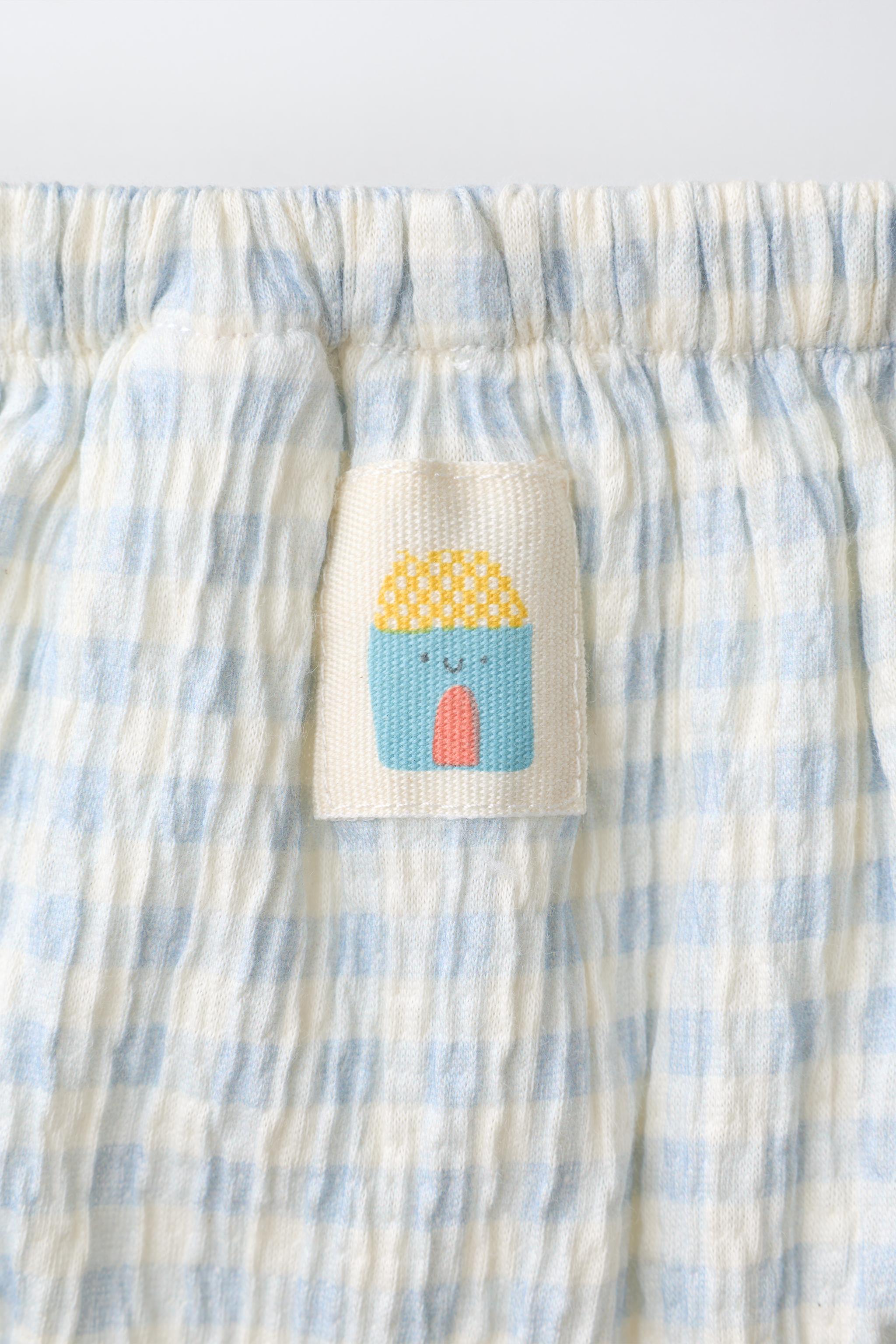 TEXTURED GINGHAM BOTTOMS